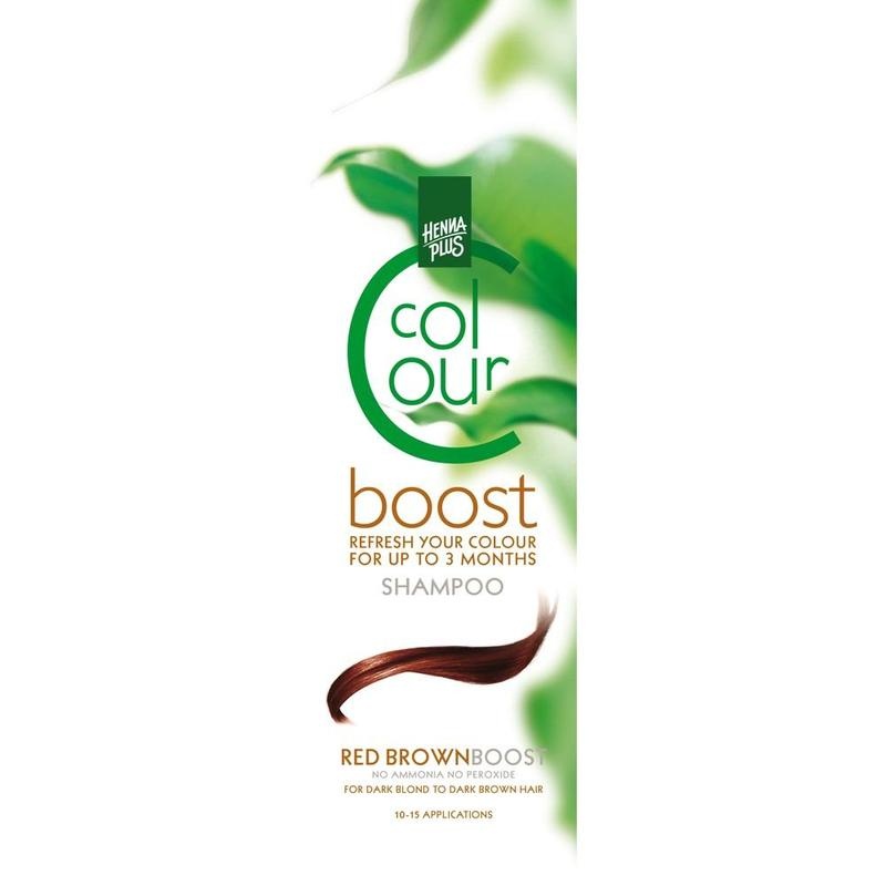 HENNAPLUS Colour Shampoo Boost red brown