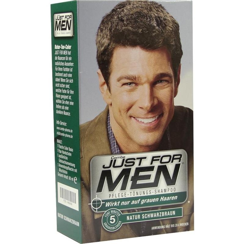 JUST for men Tönungsshampoo schwarzbraun