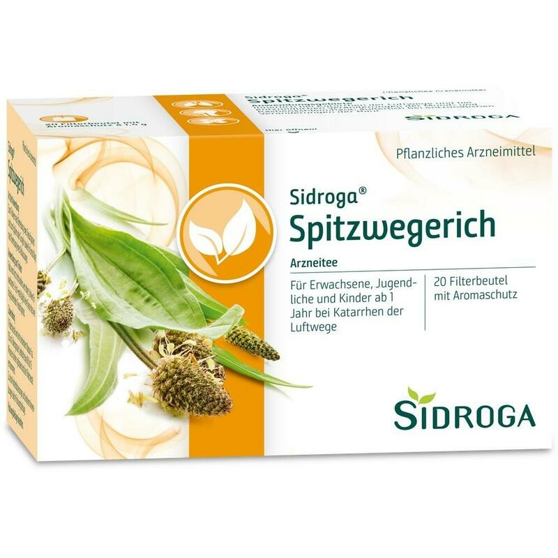 SIDROGA Spitzwegerich Tee Filterbeutel