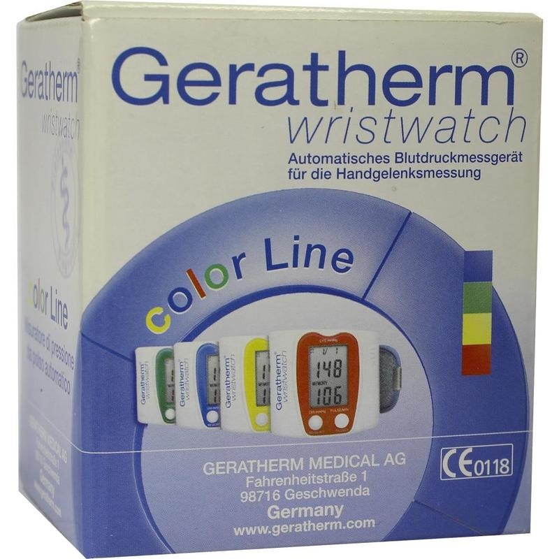 GERATHERM Blutdr.Messg.Handg.dig.WristWatch blau