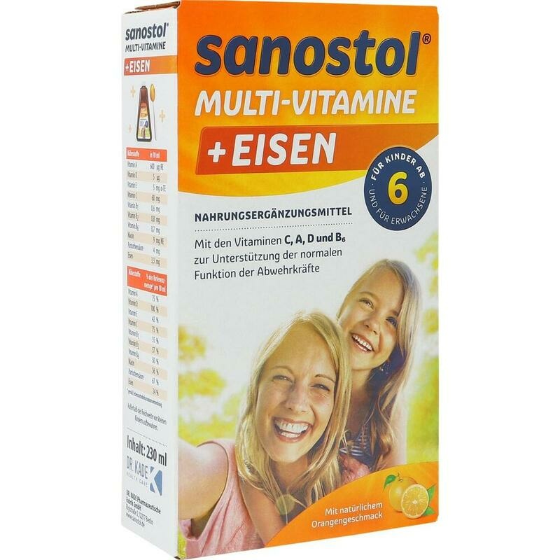 SANOSTOL plus Eisen Saft
