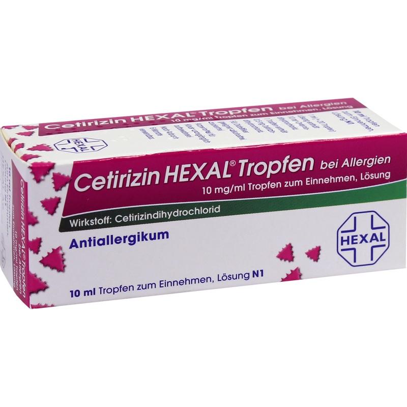 CETIRIZIN HEXAL Tropfen bei Allergien