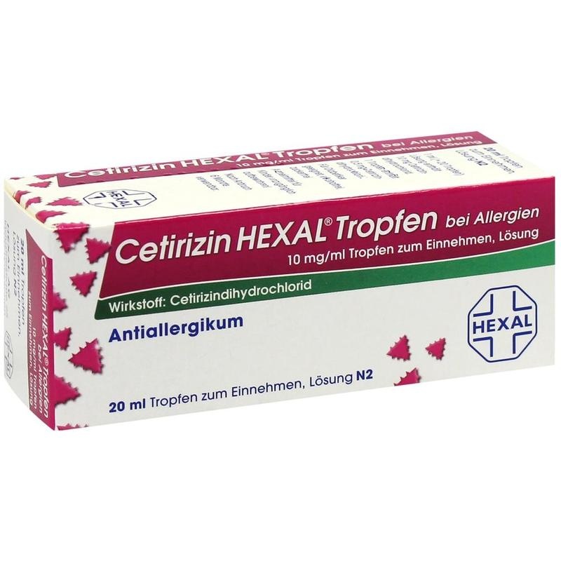 CETIRIZIN HEXAL Tropfen bei Allergien