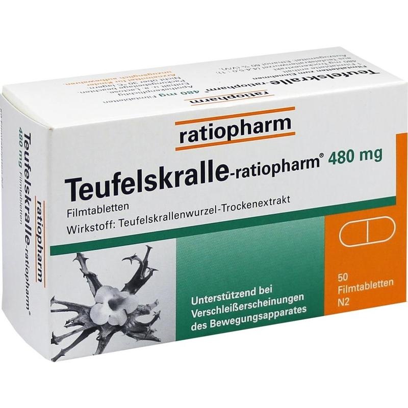 TEUFELSKRALLE-RATIOPHARM Filmtabletten