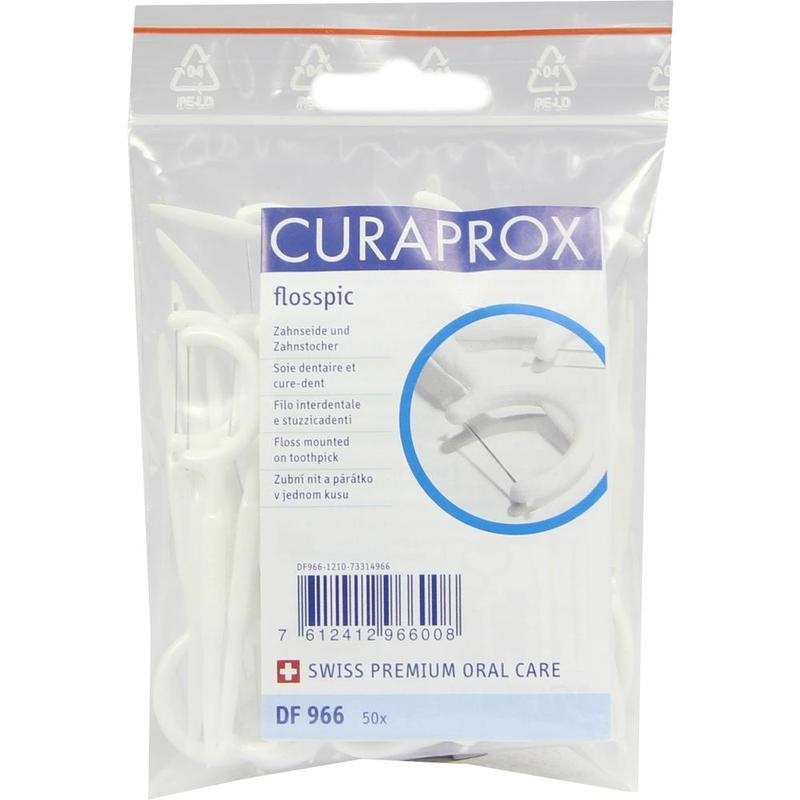 CURAPROX Flosspic 966 Zahnseide+Plastikzahnst.