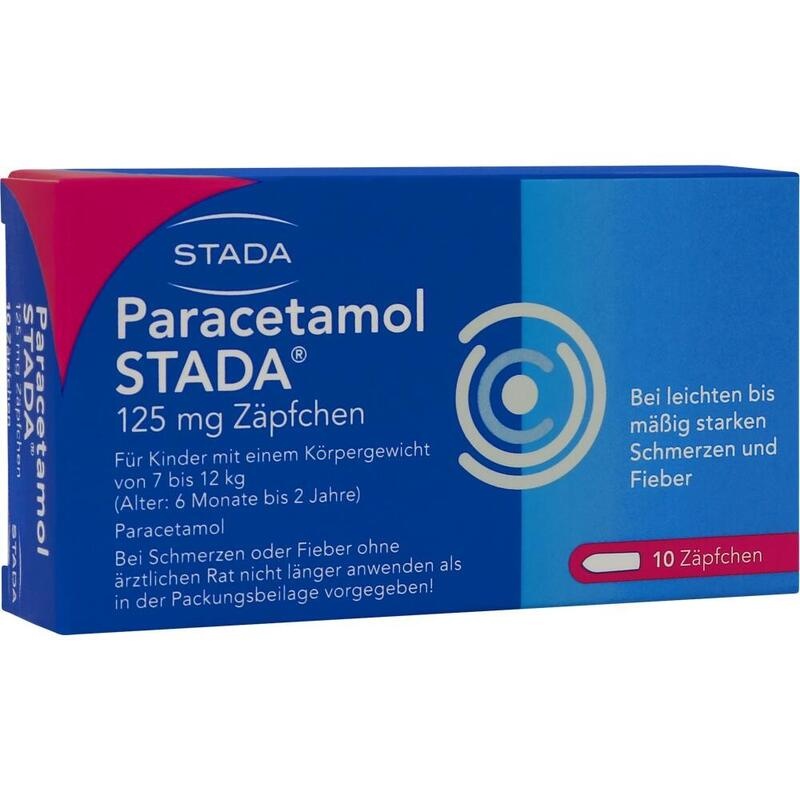 PARACETAMOL STADA 125 mg Zäpfchen