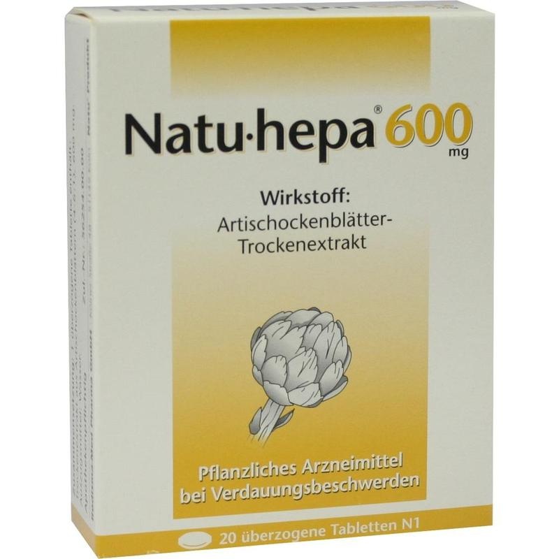 NATU HEPA 600 mg überzogene Tabletten
