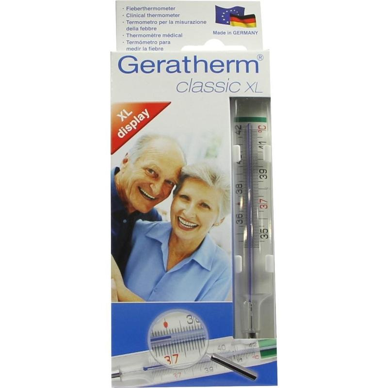 GERATHERM classic XL o.Quecksilber Fieberth.m.Lupe