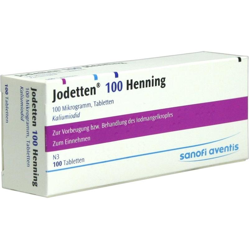 JODETTEN 100 Henning Tabletten