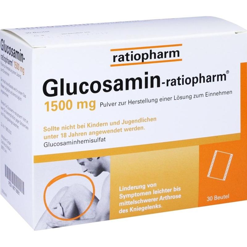 GLUCOSAMIN-RATIOPHARM 1500 mg Plv.z.H.e.L.z.Einn.