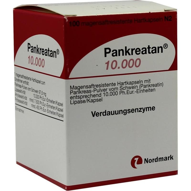PANKREATAN 10.000 magensaftresistente Hartkapseln