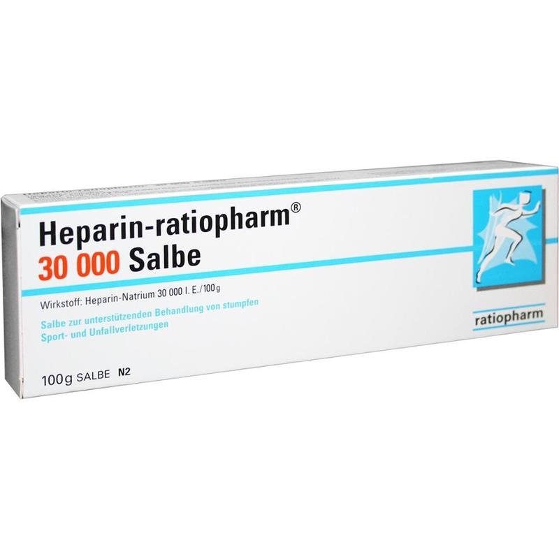 HEPARIN-RATIOPHARM 30.000 Salbe