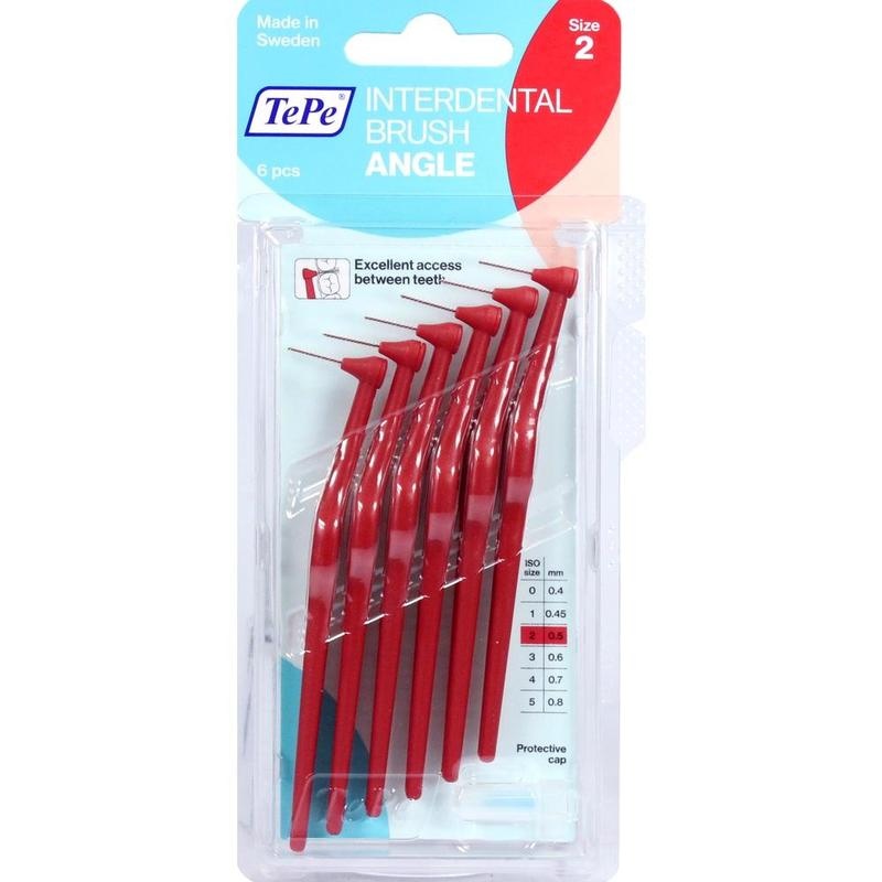 TEPE Angle Interdentalbürste 0,5mm rot