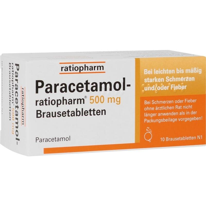 PARACETAMOL-ratiopharm 500 mg Brausetabletten