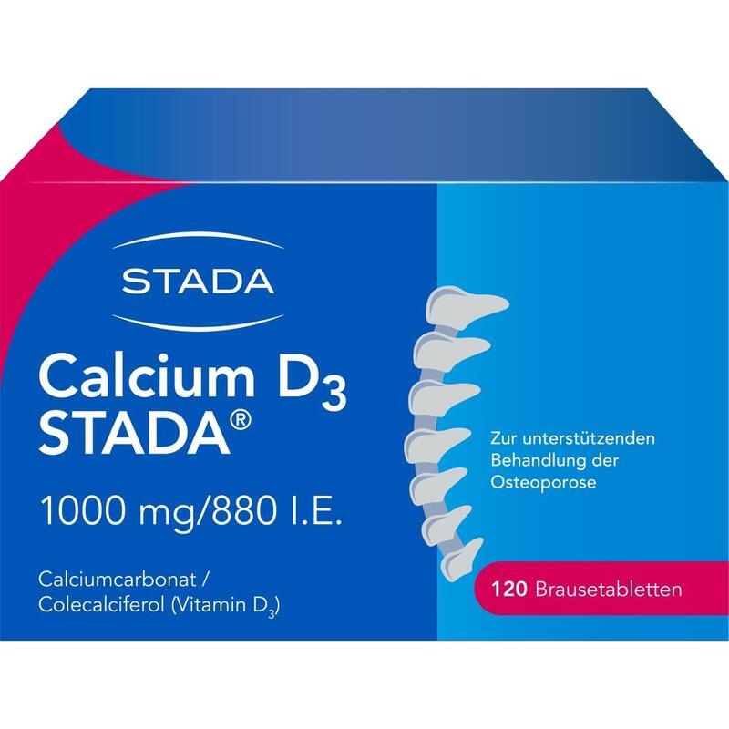 CALCIUM D3 STADA 1000 mg/880 I.E. Brausetabletten