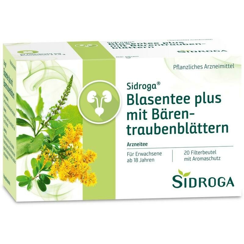 SIDROGA Blasentee plus mit Bärentraubenblättern
