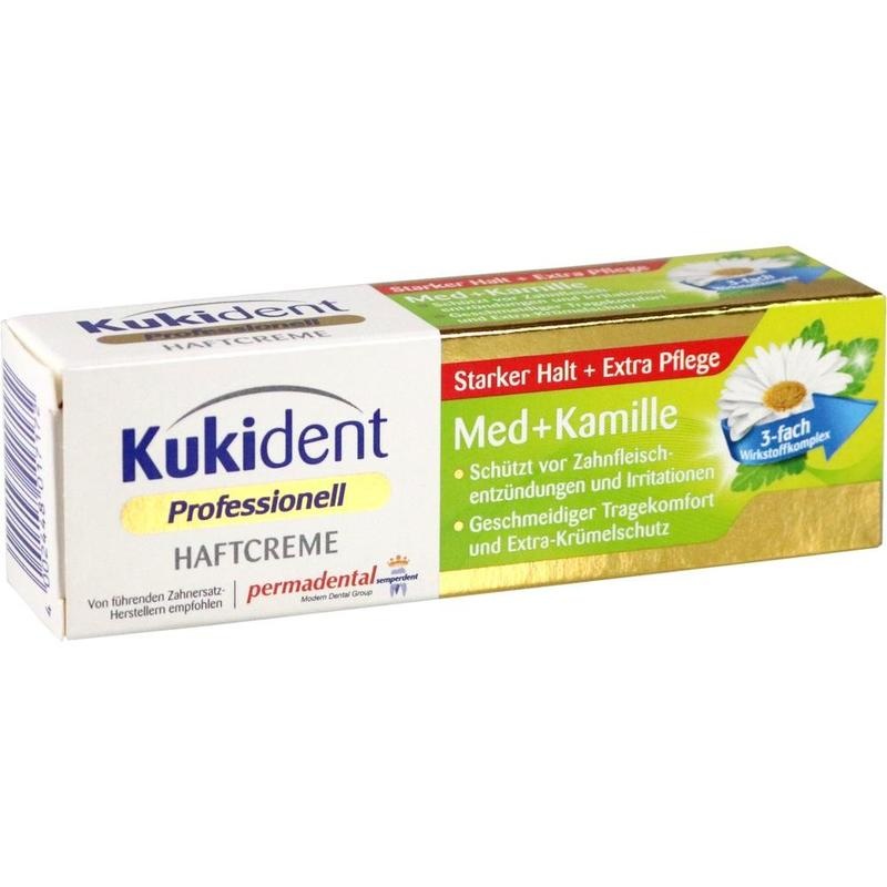 KUKIDENT Haftcreme Med+Kamille