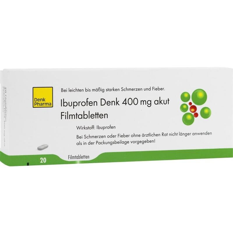 IBUPROFEN Denk 400 mg akut Filmtabletten
