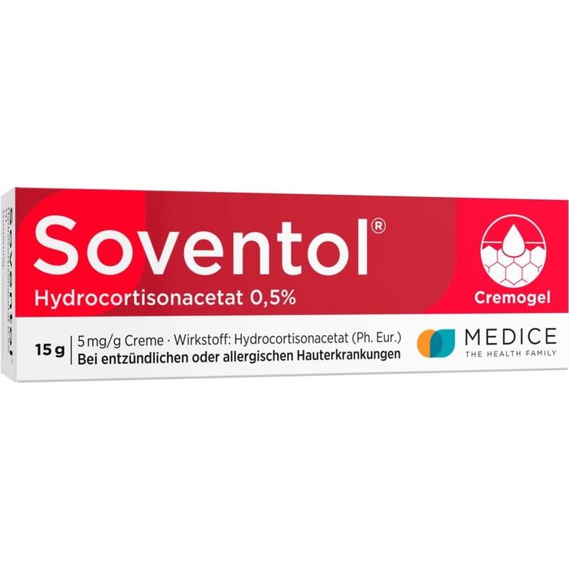 SOVENTOL Hydrocortisonacetat 0,5% Creme