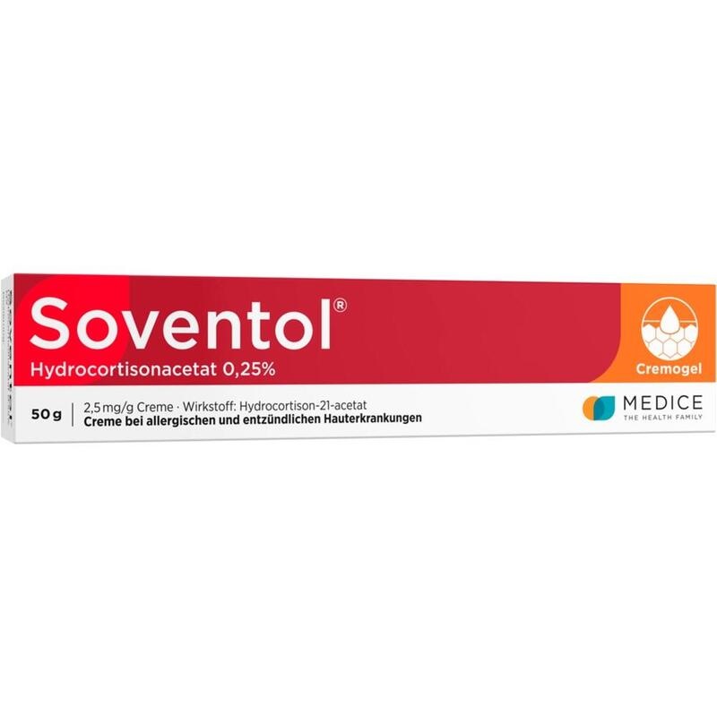 SOVENTOL Hydrocortisonacetat 0,25% Creme