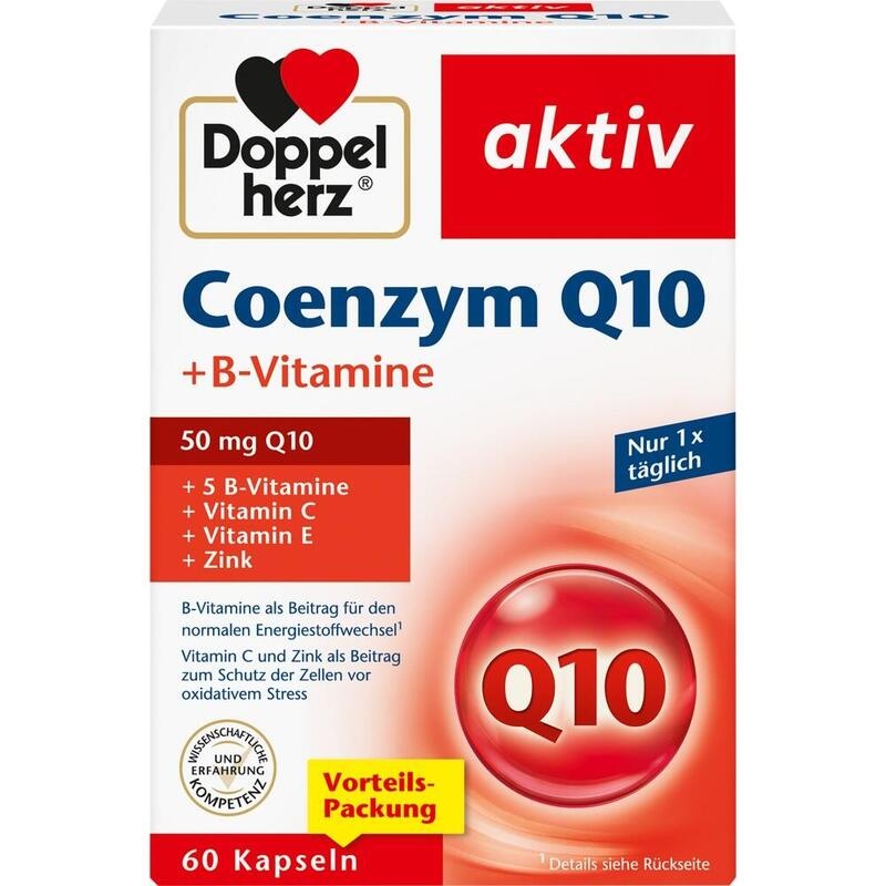 DOPPELHERZ Coenzym Q10+B Vitamine Kapseln