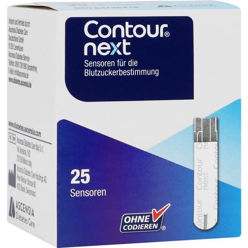 CONTOUR Next Sensoren Teststreifen