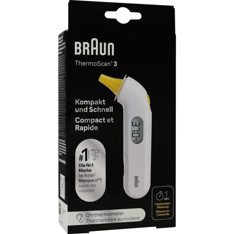 BRAUN THERMOSCAN 3 Infrarot-Ohrthermometer