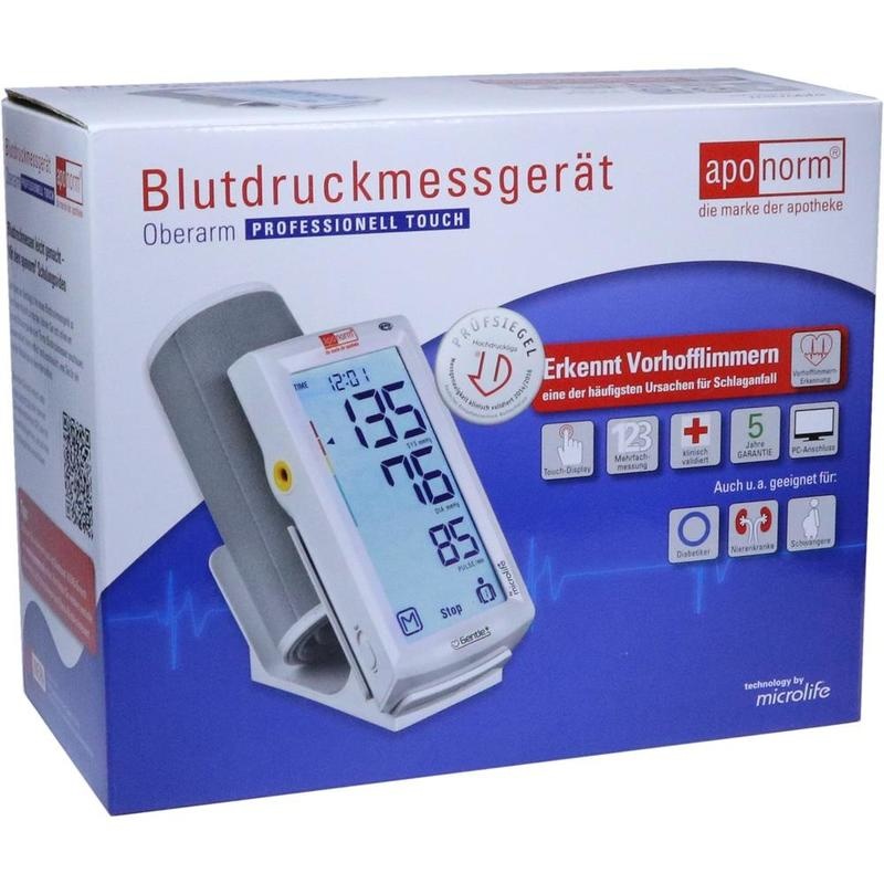 APONORM Blutdruckmessgerät Prof.Touch Oberarm