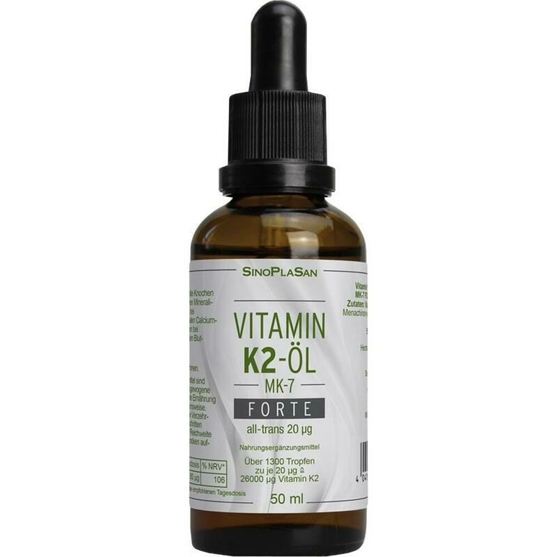 VITAMIN K2-ÖL MK7 FORTE all-trans 20 μg