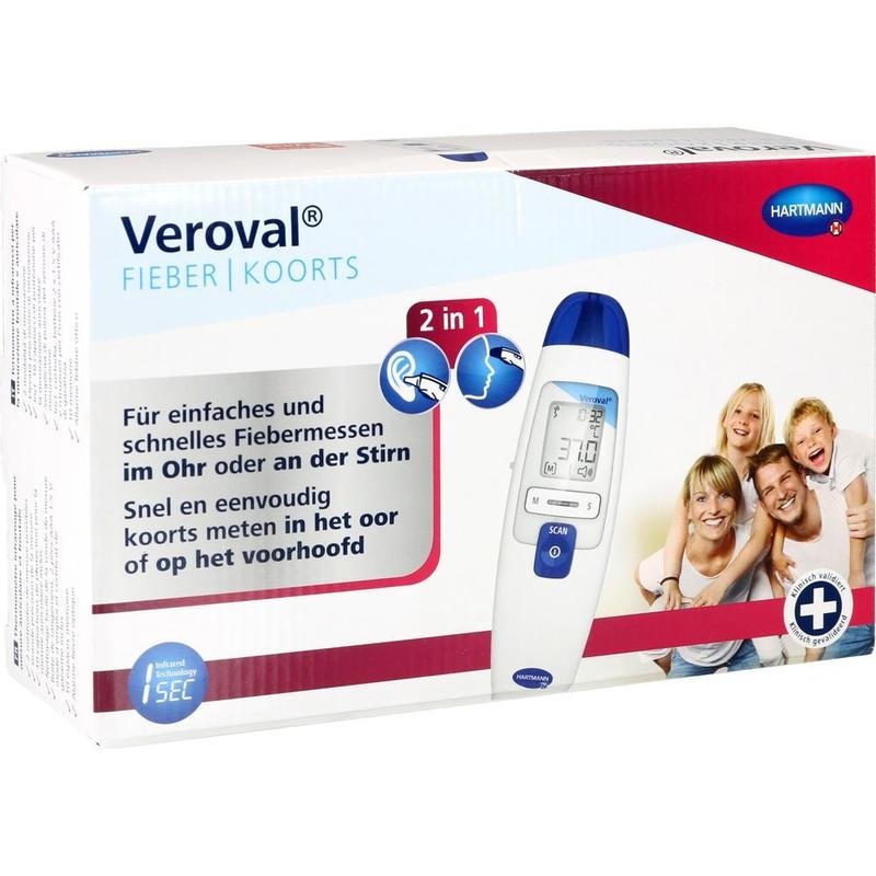 VEROVAL 2in1 Infrarot-Fieberthermometer