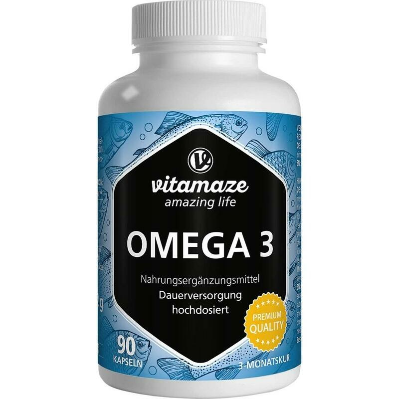 OMEGA-3 1000 mg EPA 400/DHA 300 hochdosiert Kaps.