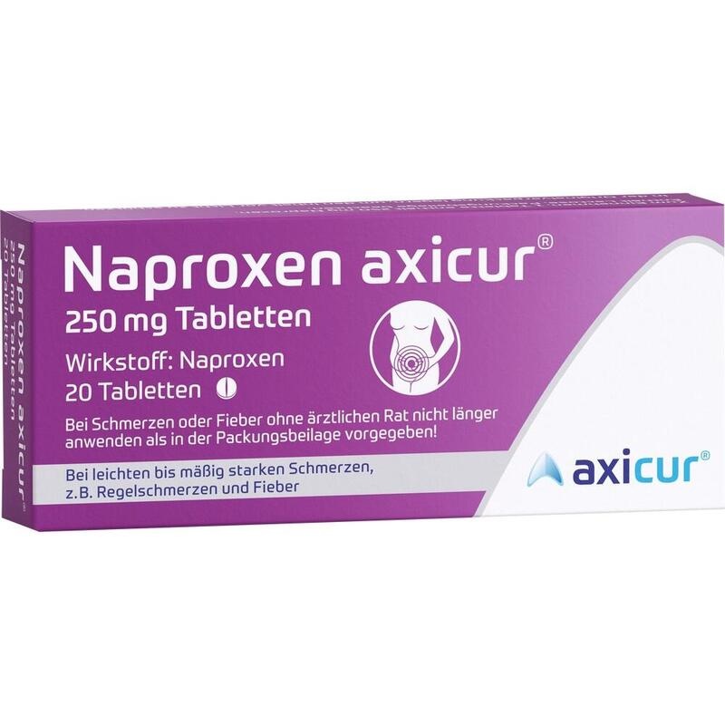 NAPROXEN axicur 250 mg Tabletten