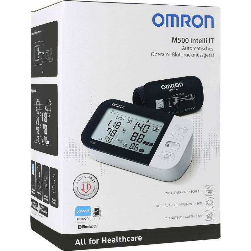 OMRON M500 Intelli IT Oberarm Blutdruckmessgerät