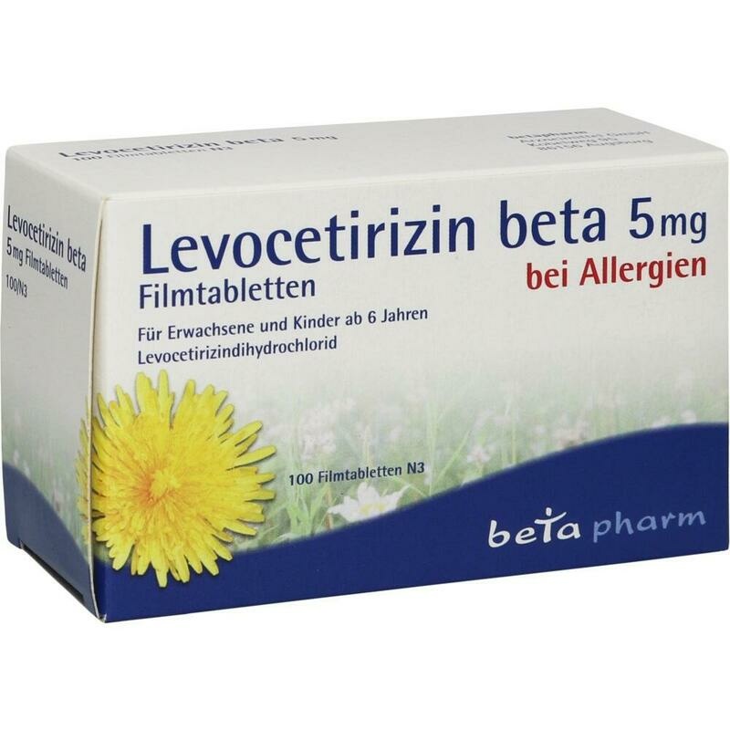 LEVOCETIRIZIN beta 5 mg Filmtabletten