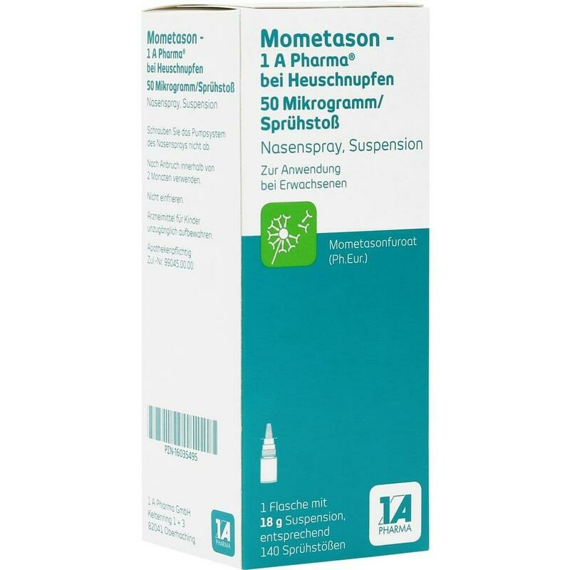 MOMETASON 1A Phar.b.Heuschnupfen 50μg/Spr.Stoß 140
