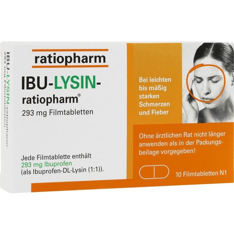 IBU-LYSIN-ratiopharm 293 mg Filmtabletten