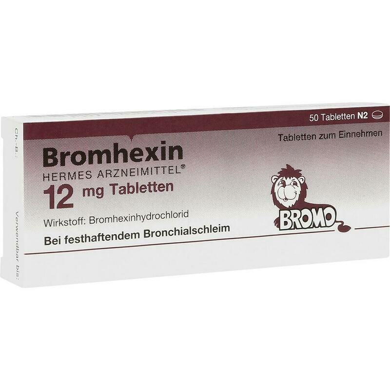 BROMHEXIN Hermes Arzneimittel 12 mg Tabletten
