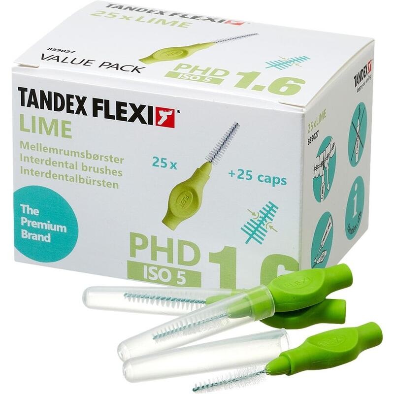 TANDEX FLEXI Interdentalb.PHD 1.6/ISO 5 lime