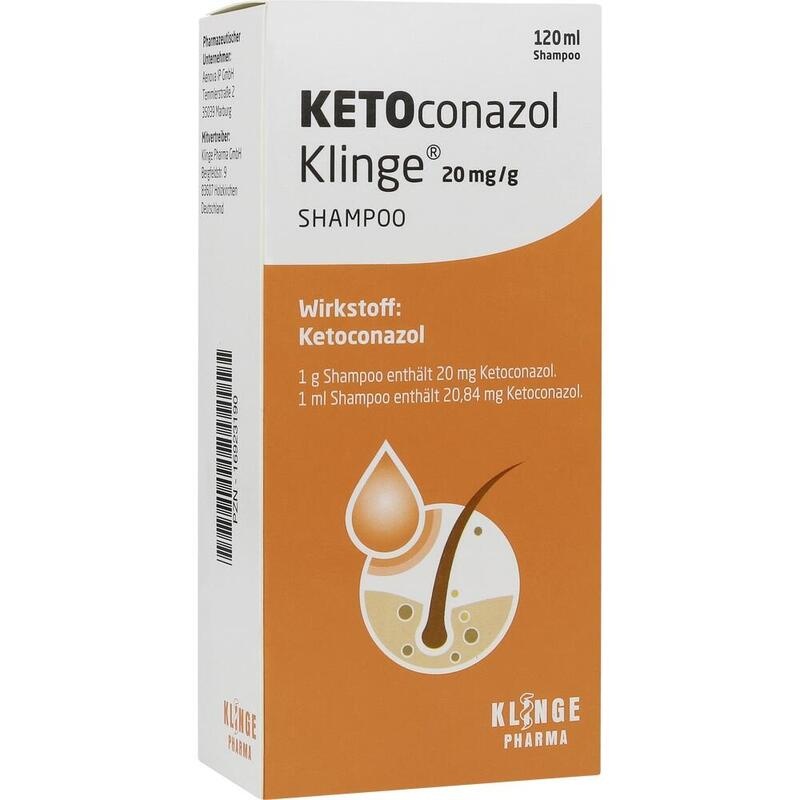 KETOCONAZOL Klinge 20 mg/g Shampoo
