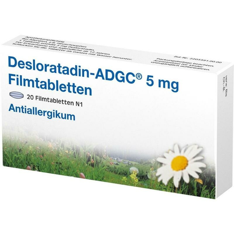 DESLORATADIN ADGC 5 mg Filmtabletten