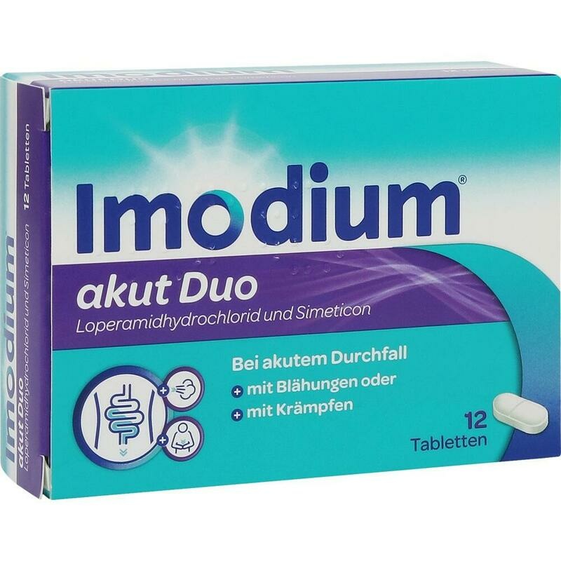 IMODIUM akut Duo 2 mg/125 mg Tabletten