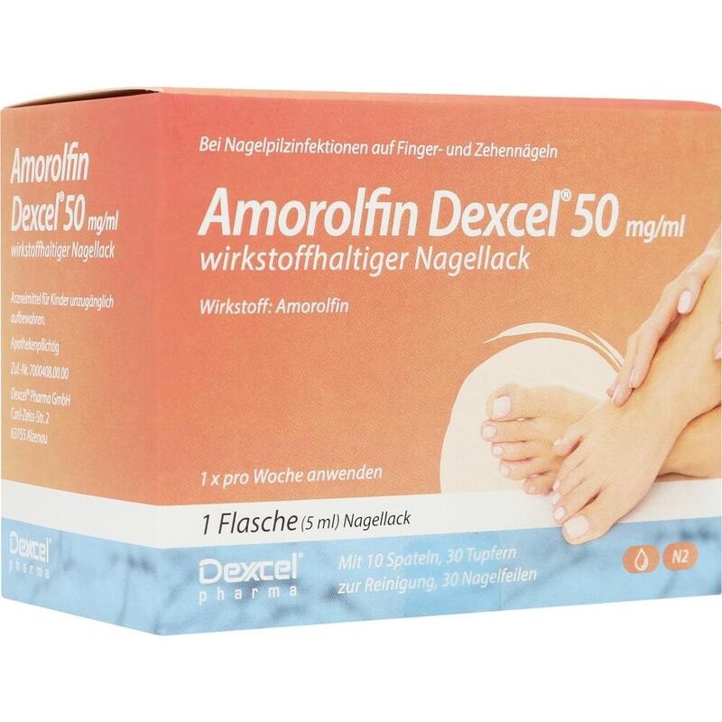 AMOROLFIN Dexcel 50 mg/ml wirkstoffhalt.Nagellack