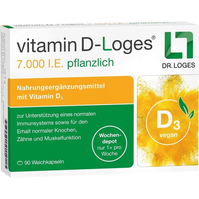 VITAMIN D-LOGES 7.000 I.E. pflanzlich Wochendepot