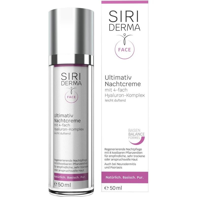 SIRIDERMA Ultimativ Nachtcreme leicht duftend