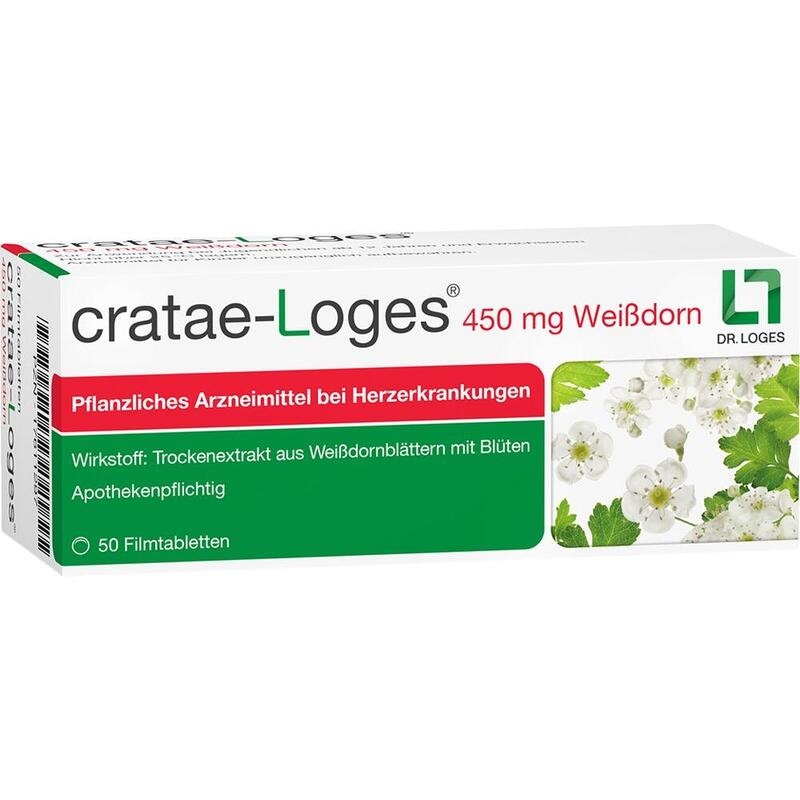 CRATAE-LOGES 450 mg Weißdorn Filmtabletten