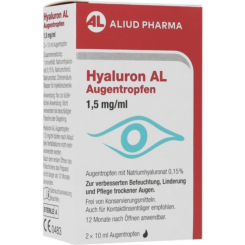 HYALURON AL Augentropfen 1,5 mg/ml