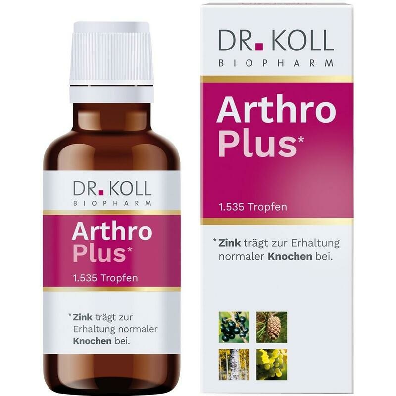 ARTHRO PLUS Dr.Koll Gemmo Kompl.Weinrebe Zink Tro.