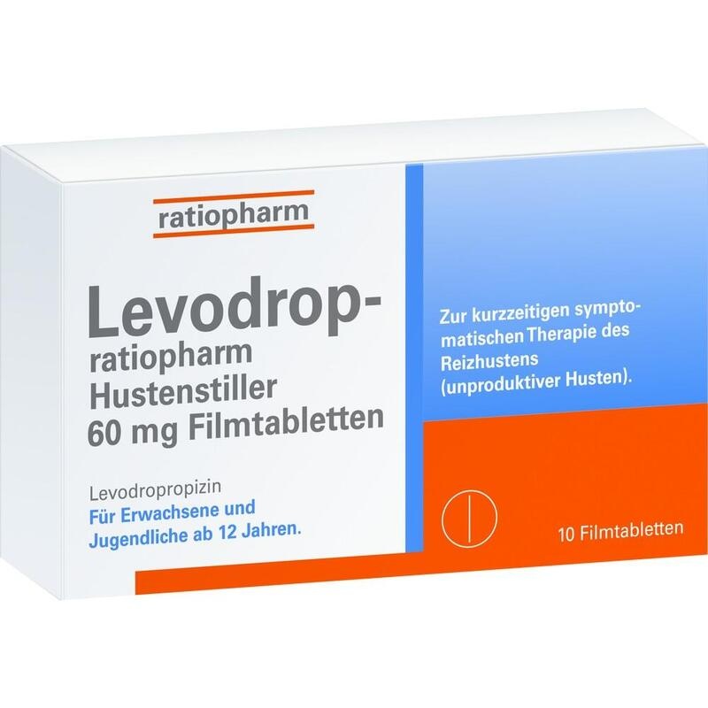 LEVODROP-ratiopharm Hustenstiller 60 mg Filmtabl.