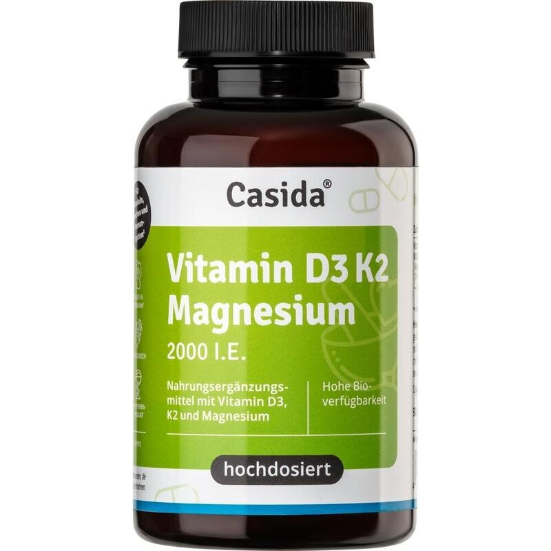 VITAMIN D3 K2 Magnesium 2000 I.E. Kapseln