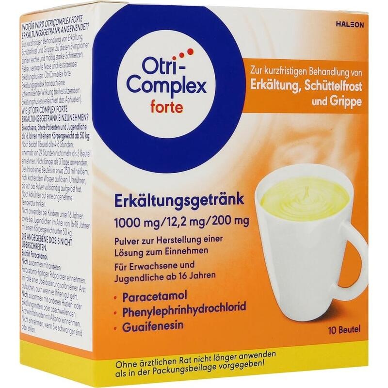 OTRICOMPLEX forte Erkältungsgetränk1000/12,2/200mg